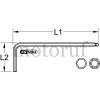 Industria CLASSIC Kugelkopf-Innensechskant-Winkelstiftschlüssel, Largo, 1,3mm