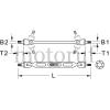 Industria CLASSIC TX-Doppel-Gelenkschlüssel, T15xT20
