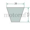 Industria Correa trapezoidal