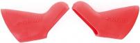 Sram Hood Cover Pair for Red2012, Red 22, Force 22, Rival 22 Levers, Textured, Red