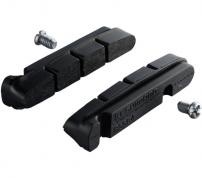 Shimano R55C4 Cartridge-Type Brake Shoes & Fixing Bolts (Pair) For aluminium rim