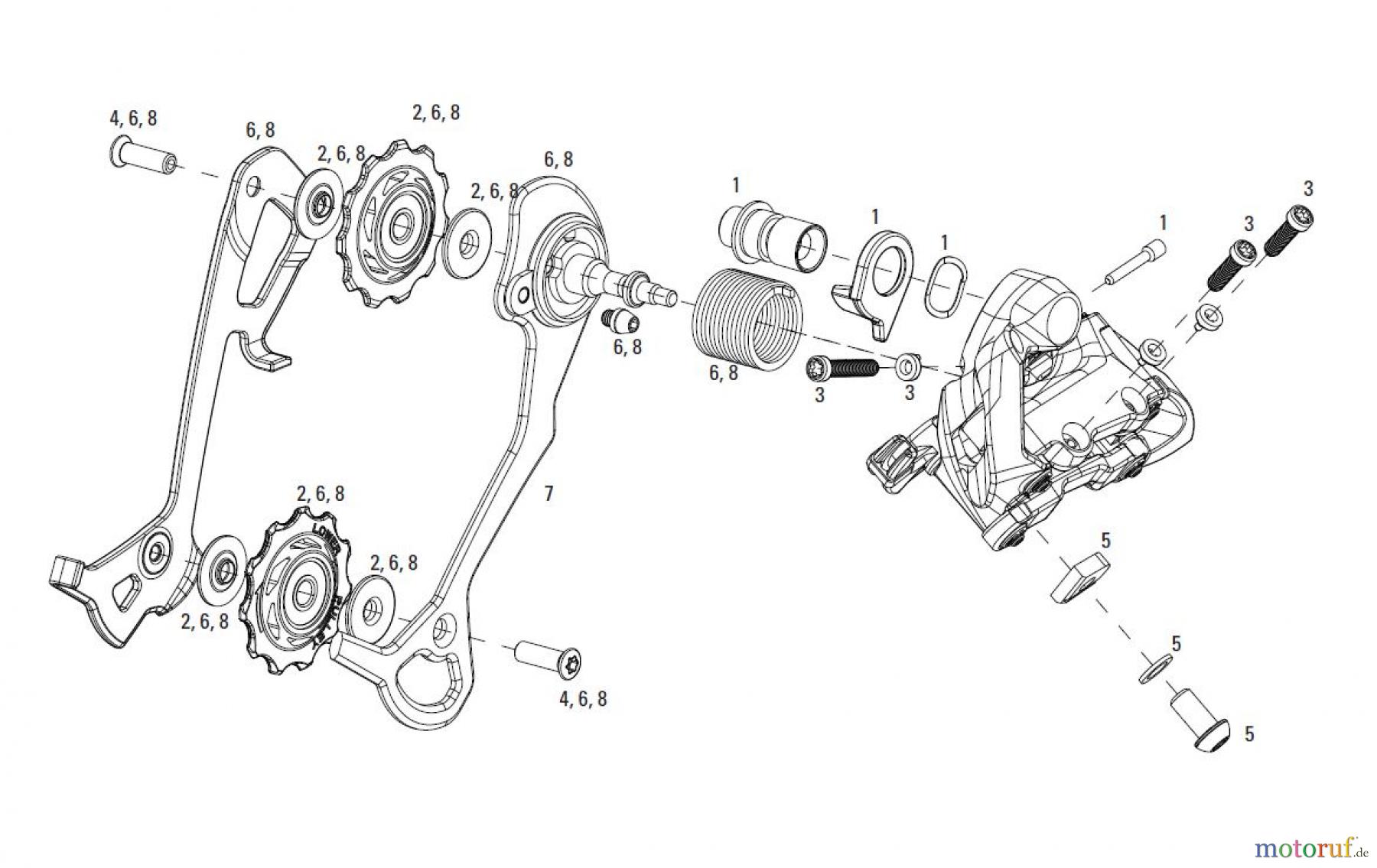  Sram Sram SRAM XX - REAR DERAILLEUR 2x10 (2010-2012)