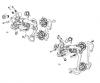 Sram  Listas de piezas de repuesto y dibujos SRAM X0 / X9 TYPE 2 - REAR DERAILLEUR 2x10