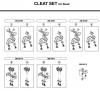 Shimano PD Pedal - Pedale Listas de piezas de repuesto y dibujos Cleat-Set-Road