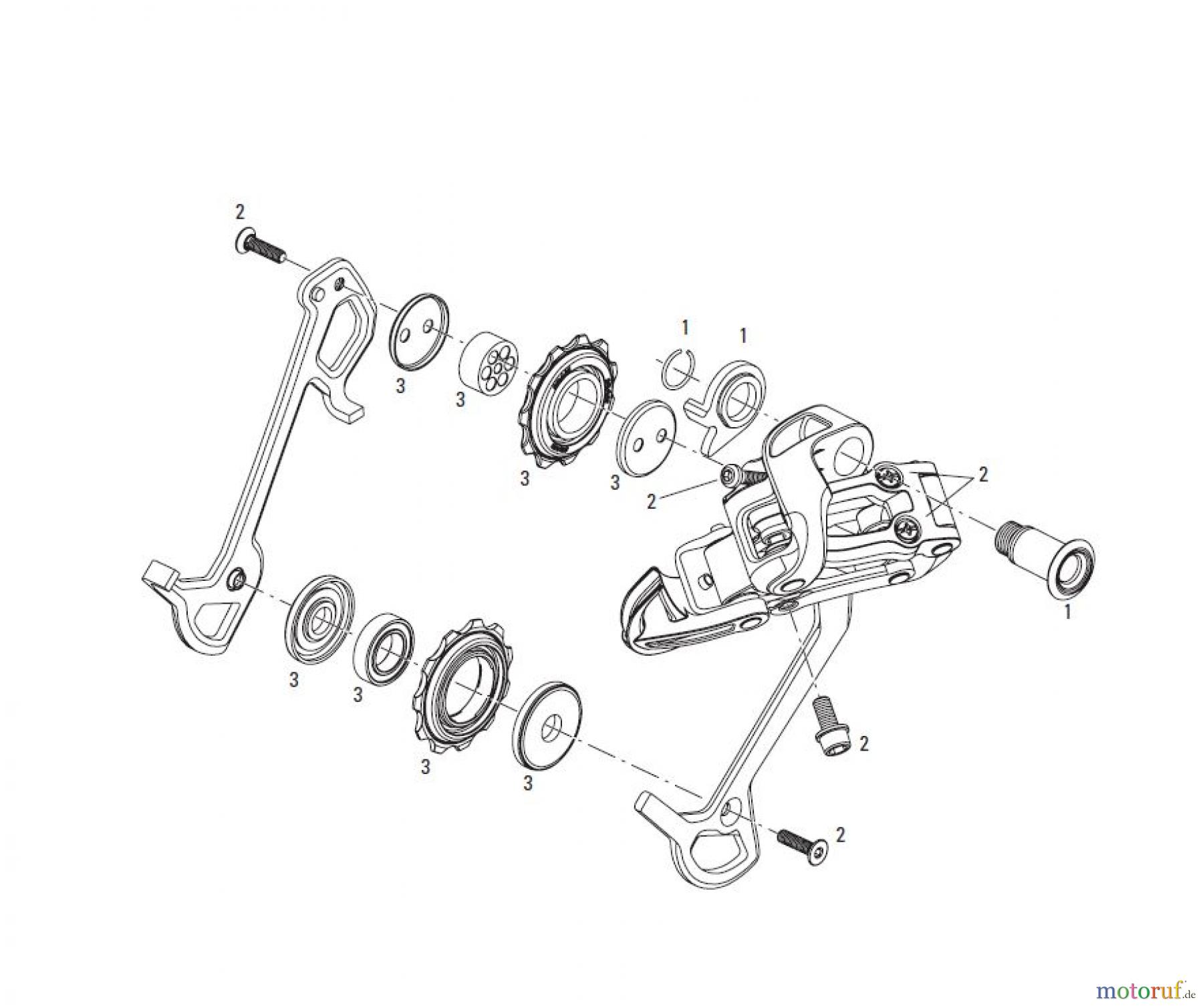  Sram Sram SRAM X.9 / SRAM X.7 DUALDRIVE 27 - REAR DERAILLEUR 3x9 (2005-2006)