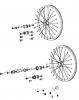 Sram  Listas de piezas de repuesto y dibujos WHEELS - MTB