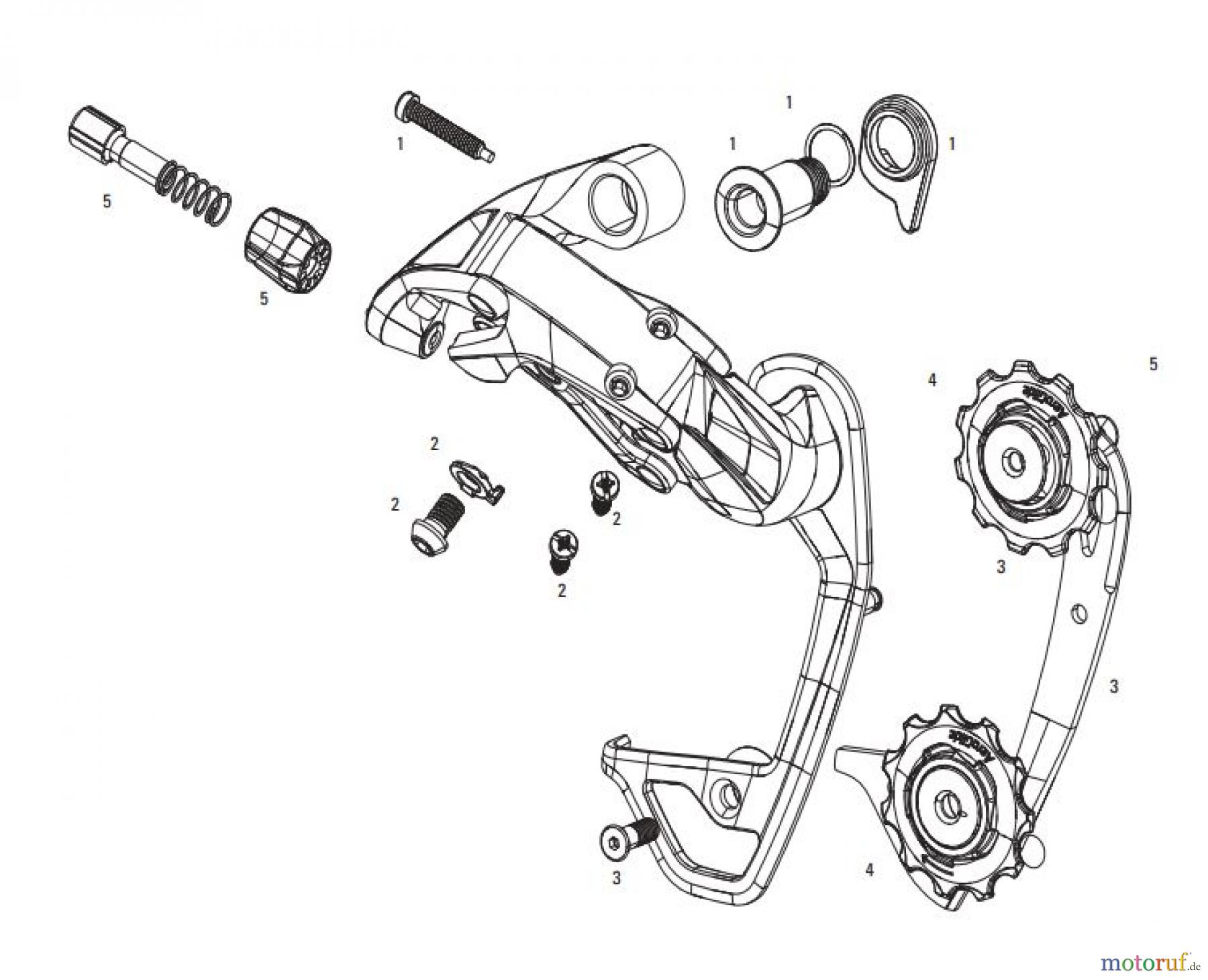  Sram Sram SRAM FORCE22 - REAR DERAILLEUR