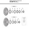 Shimano CS Cassette / Zahnkranz Listas de piezas de repuesto y dibujos CS-M770