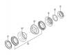 Shimano HP Head Parts - Steuersatz Listas de piezas de repuesto y dibujos HP-6500