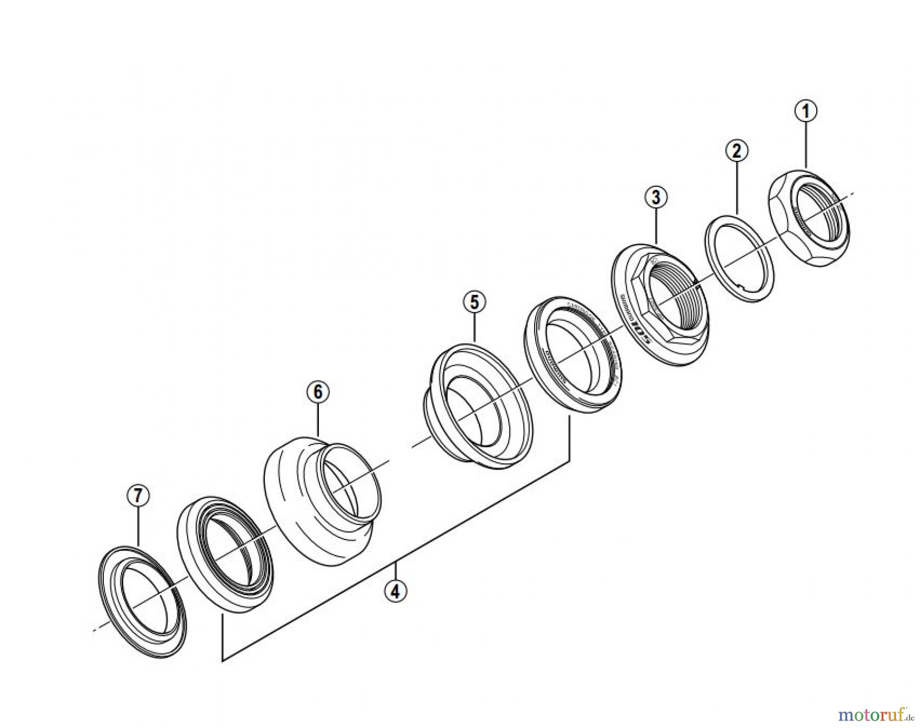  Shimano HP Head Parts - Steuersatz HP-5501