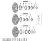 Shimano CS Cassette / Zahnkranz Listas de piezas de repuesto y dibujos CS-M960