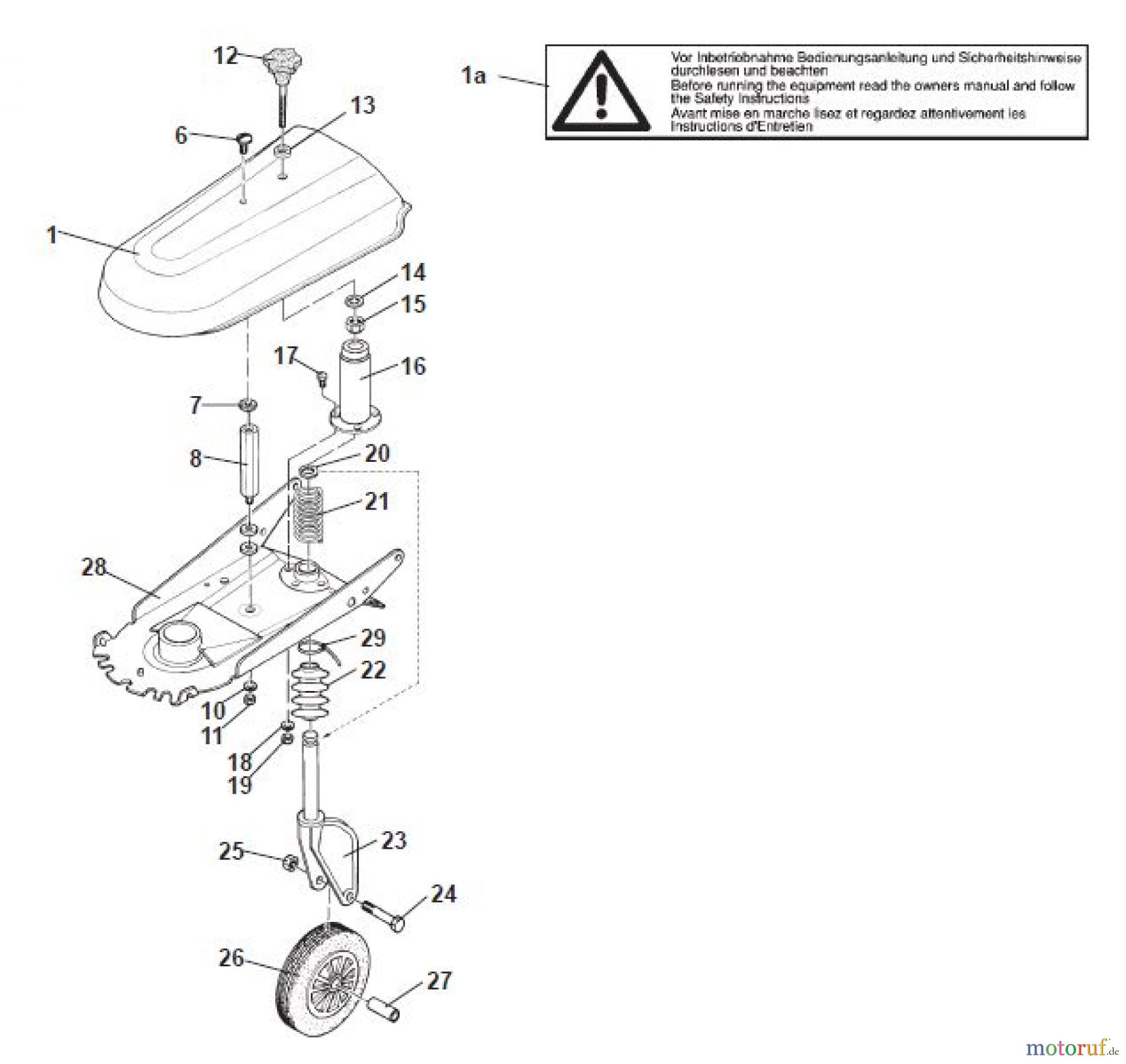  Tielbürger Rasentraktor Zubehör tk522 AN-517-001 Seite 4