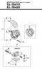 Shimano SL Shift Lever - Schalthebel Listas de piezas de repuesto y dibujos SL-3S41-3S42-2730, SL-3S51E, SL-3S42E