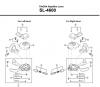 Shimano SL Shift Lever - Schalthebel Listas de piezas de repuesto y dibujos SL-4600 TIAGRA Rapidfire Lever