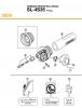 Shimano SL Shift Lever - Schalthebel Listas de piezas de repuesto y dibujos SL-4S35, 2000 SHIMANO NEXUS Revo-Shifter