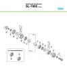 Shimano SL Shift Lever - Schalthebel Listas de piezas de repuesto y dibujos SL-7800