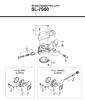 Shimano SL Shift Lever - Schalthebel Listas de piezas de repuesto y dibujos SL-7S50 NEXUS Rapidfire Plus Lever
