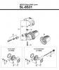 Shimano SL Shift Lever - Schalthebel Listas de piezas de repuesto y dibujos SL-8S31  NEXUS Revo-Shift Lever