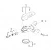 Shimano SL Shift Lever - Schalthebel Listas de piezas de repuesto y dibujos SL-F800 CAPREO Rapidfire Lever