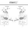 Shimano SL Shift Lever - Schalthebel Listas de piezas de repuesto y dibujos SL-M670-I (Ispec) SHIMANO SLX Rapidfire Lever