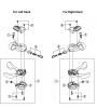 Shimano SL Shift Lever - Schalthebel Listas de piezas de repuesto y dibujos SL-M760 DEORE XT Mega-9 Rapidfire Lever