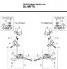 Shimano SL Shift Lever - Schalthebel Listas de piezas de repuesto y dibujos SL-M770-2708A DEORE XT Mega-9 Rapidfire Lever