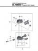 Shimano SL Shift Lever - Schalthebel Listas de piezas de repuesto y dibujos SL-M8000-I-3884  DEORE XT Rapidfire Plus Lever I-specⅡ (3/2x11-speed)