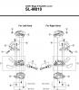 Shimano SL Shift Lever - Schalthebel Listas de piezas de repuesto y dibujos SL-M810 SAINT Mega-9 Rapidfire Lever