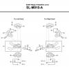 Shimano SL Shift Lever - Schalthebel Listas de piezas de repuesto y dibujos SL-M810-A SAINT Mega-9 Rapidfire Lever