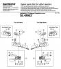 Shimano SL Shift Lever - Schalthebel Listas de piezas de repuesto y dibujos SL-M952-EV SHIMANO XTR Mega-9 Rapidfire Lever