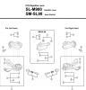 Shimano SL Shift Lever - Schalthebel Listas de piezas de repuesto y dibujos SL-M980 -3083 XTR Rapidfire Lever