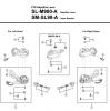 Shimano SL Shift Lever - Schalthebel Listas de piezas de repuesto y dibujos SL-M980-A -3310 XTR Rapidfire Lever