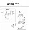 Shimano SL Shift Lever - Schalthebel Listas de piezas de repuesto y dibujos SL-M980-A -3310A