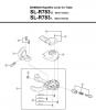 Shimano SL Shift Lever - Schalthebel Listas de piezas de repuesto y dibujos SL-R783 _3221 SHIMANO Rapidfire Lever for Triple
