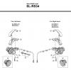 Shimano SL Shift Lever - Schalthebel Listas de piezas de repuesto y dibujos SL-RS34 -3468 Revo-Shift Lever