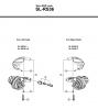 Shimano SL Shift Lever - Schalthebel Listas de piezas de repuesto y dibujos SL-RS36 -3294  Revo-Shift Lever