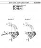 Shimano SL Shift Lever - Schalthebel Listas de piezas de repuesto y dibujos SL-RS41_7_RS31_7-2105