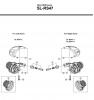 Shimano SL Shift Lever - Schalthebel Listas de piezas de repuesto y dibujos SL-RS47 -3366A  Revo-Shift Lever