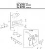 Shimano SL Shift Lever - Schalthebel Listas de piezas de repuesto y dibujos SL-S700 -3093 ALFINE Rapidfire Lever
