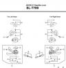Shimano SL Shift Lever - Schalthebel Listas de piezas de repuesto y dibujos SL-T780 DEORE XT Rapidfire Lever