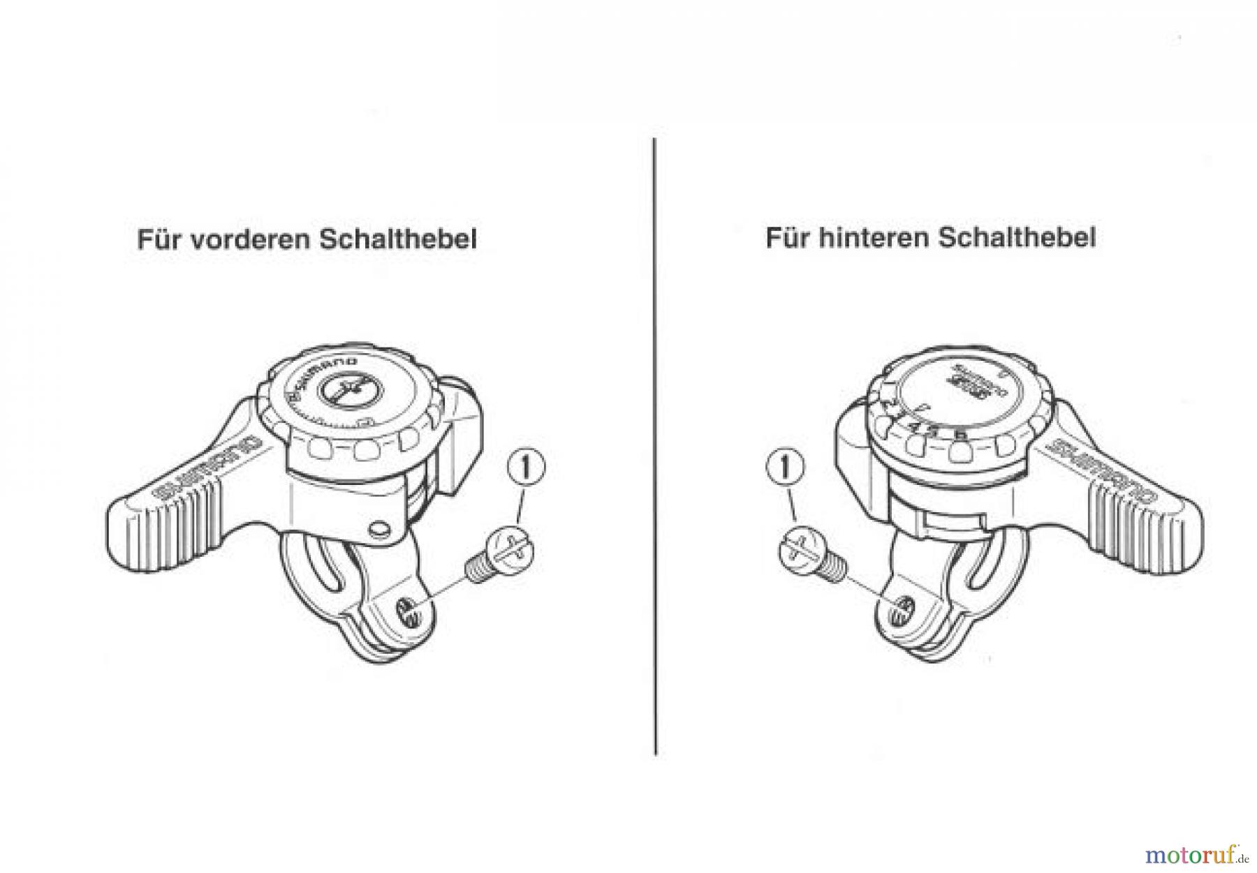  Shimano SL Shift Lever - Schalthebel SL-TY22