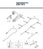Shimano EW Elektrische Kabel Listas de piezas de repuesto y dibujos EW-7973 -2968A  DURA-ACE Electric Cable