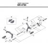 Shimano BR Brake - Bremse Listas de piezas de repuesto y dibujos BR-4700 -3865  TIAGRA Caliper Brake