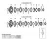 Shimano CS Cassette / Zahnkranz Listas de piezas de repuesto y dibujos CS-5600 SHIMANO 105 Kassette