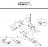 Shimano BR Brake - Bremse Listas de piezas de repuesto y dibujos BR-6810-F -3600  ULTEGRA Caliper Brake