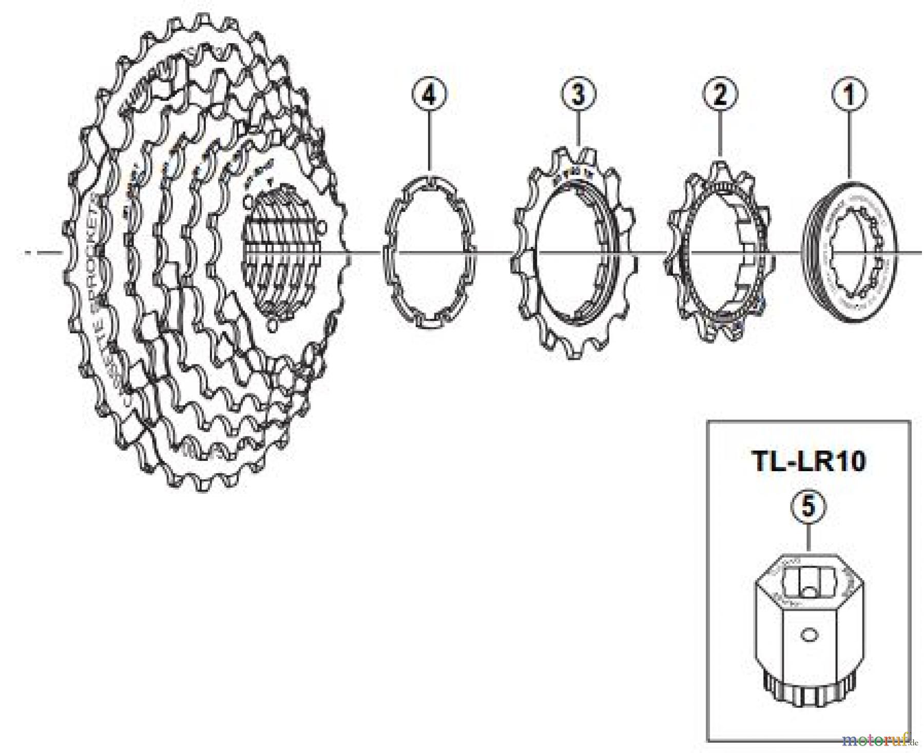  Shimano CS Cassette / Zahnkranz CS-HG30-8I Kassettenzahnkranz Achtfach an- / aw-Gruppe