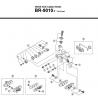 Shimano BR Brake - Bremse Listas de piezas de repuesto y dibujos BR-9010-F -3461 DURA-ACE Caliper Brake For Front