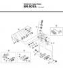 Shimano BR Brake - Bremse Listas de piezas de repuesto y dibujos BR-9010-F -3461A DURA-ACE Caliper Brake For Front