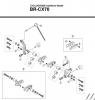 Shimano BR Brake - Bremse Listas de piezas de repuesto y dibujos BR-CX70 -3223 CYCLOCROSS Cantilever Brake