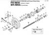 Shimano BR Brake - Bremse Listas de piezas de repuesto y dibujos BR-IM50F, 1999 ,-1822 SHIMANO NEXAVE FREEHUB w/Hi-Power Roller Brake